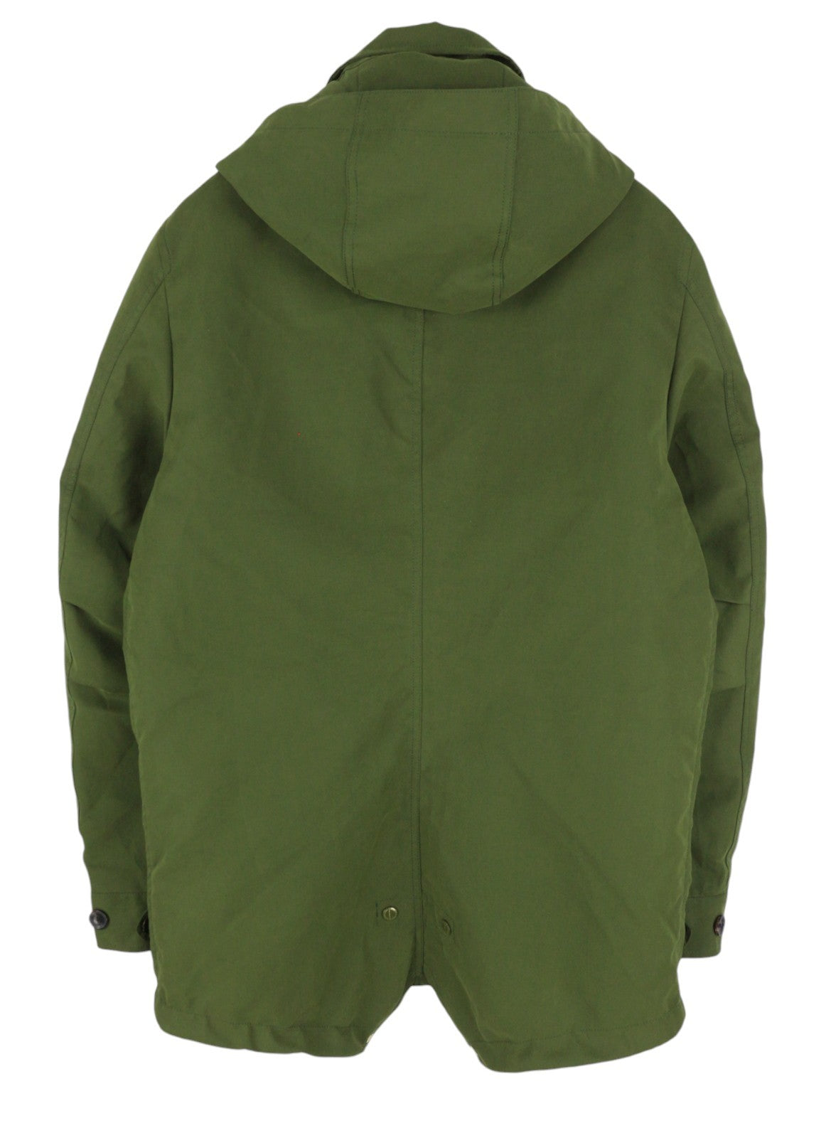 SCOTCH & SODA Men Jacket M Green Hooded Removable Lining 2in1 Parka