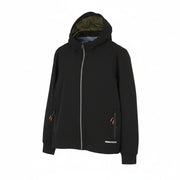 SCOTCH & SODA Men Jacket M Black Lined Hooded Full Zip Lightweight Bomber