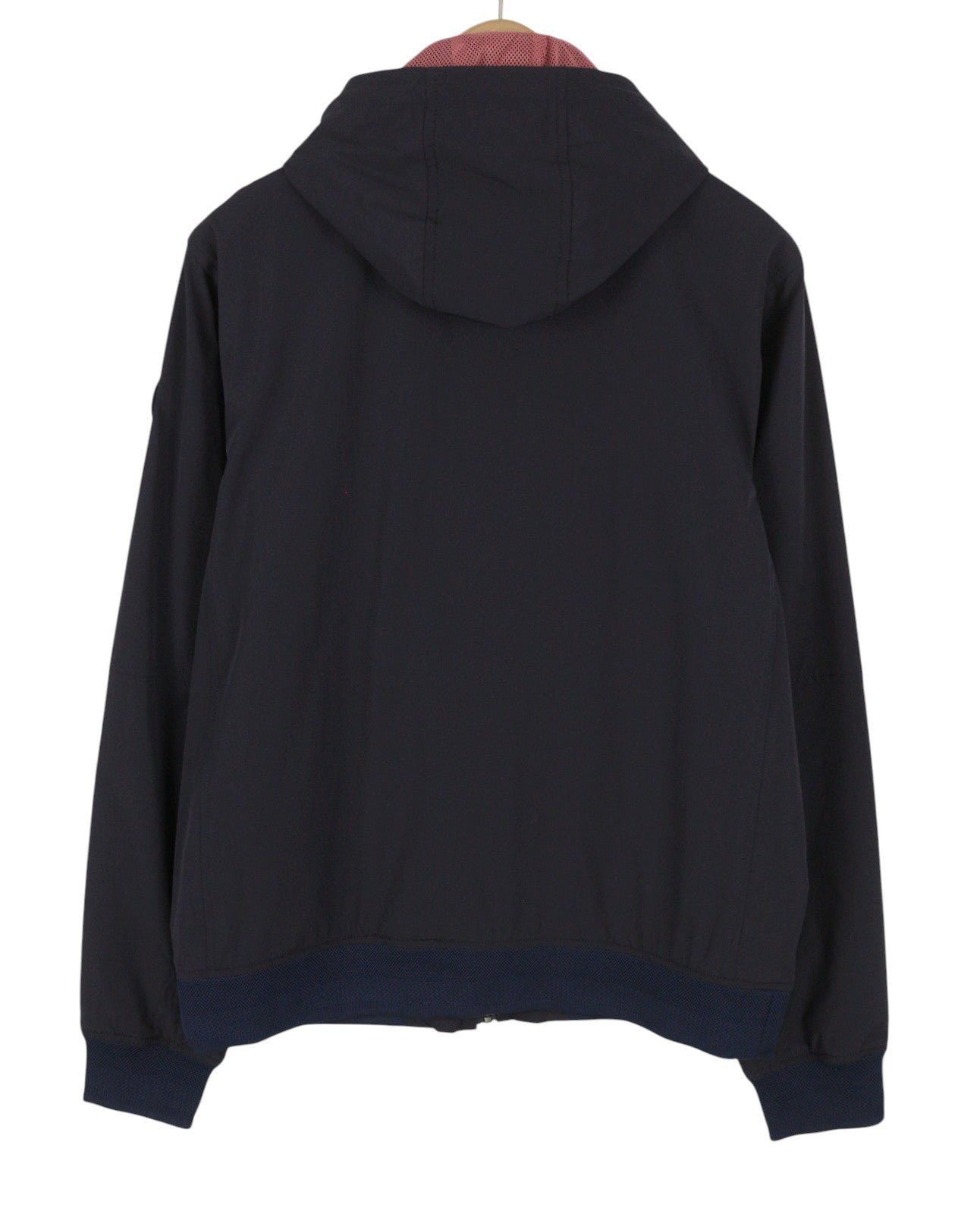 SCOTCH & SODA Men Jacket M Black Hooded Mesh Lined Full Zip Lightweight