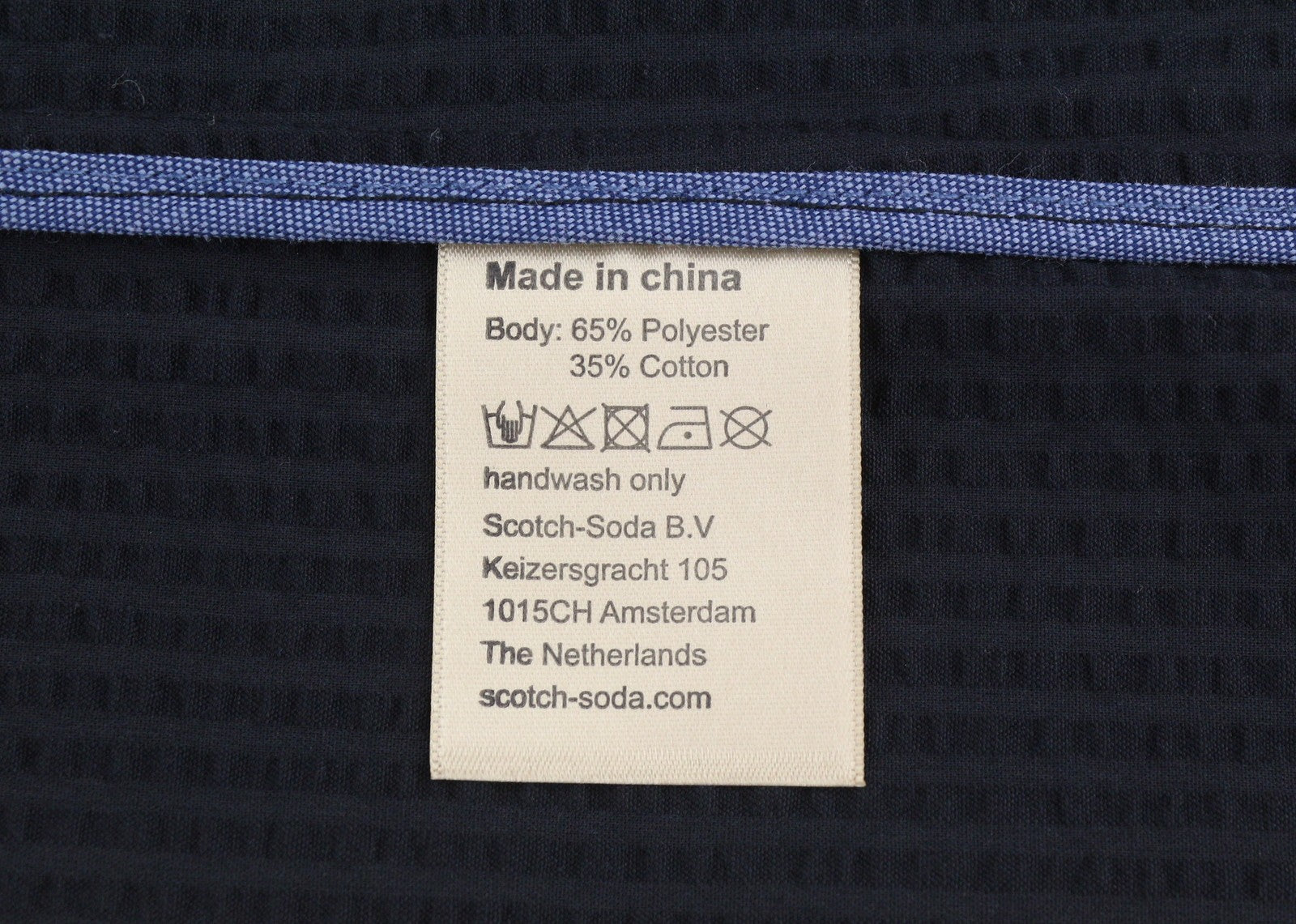 SCOTCH & SODA Men Blazer M Black Seersucker Textured Notch Single-Breasted