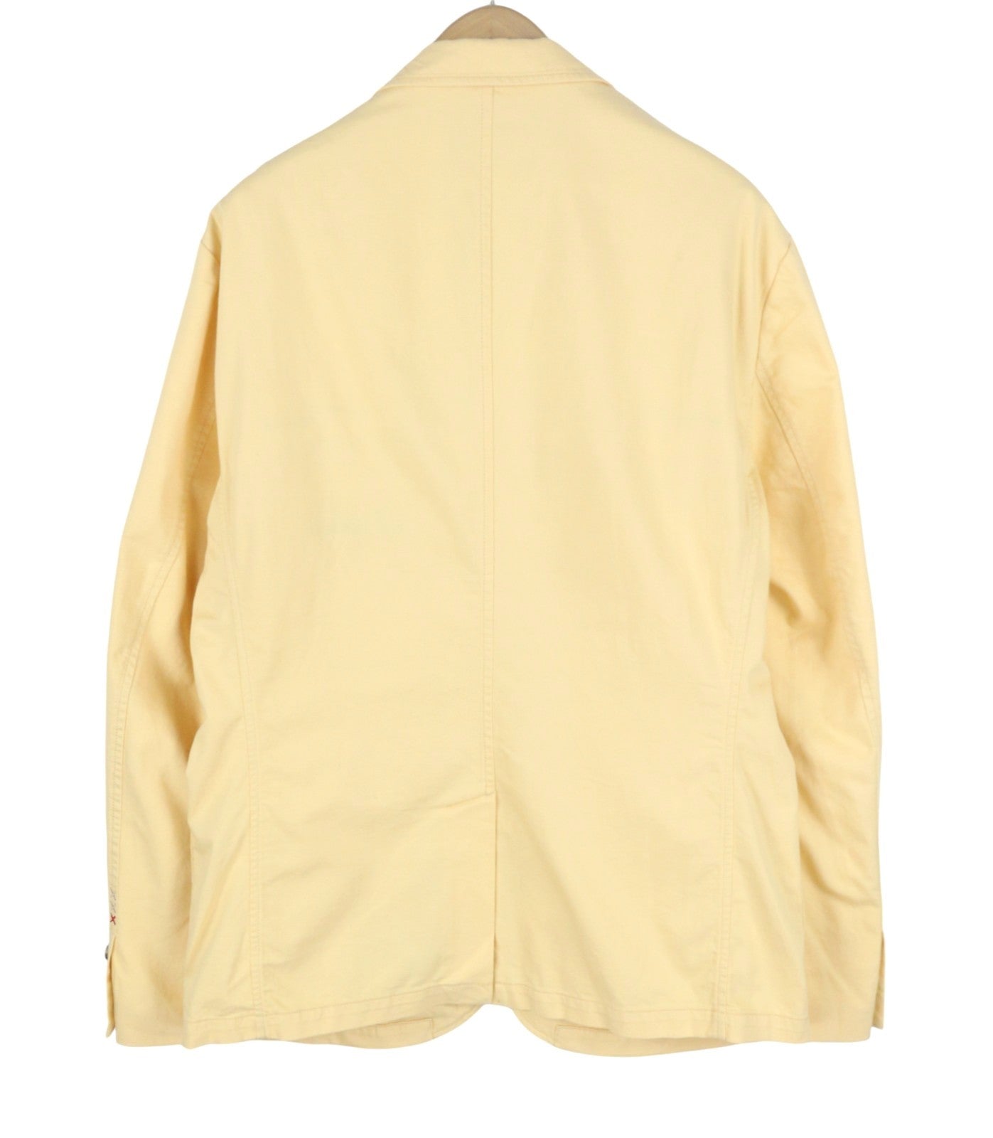 SCOTCH & SODA Men Blazer XL Yellow Half Lined Notch Lapel Single Breasted