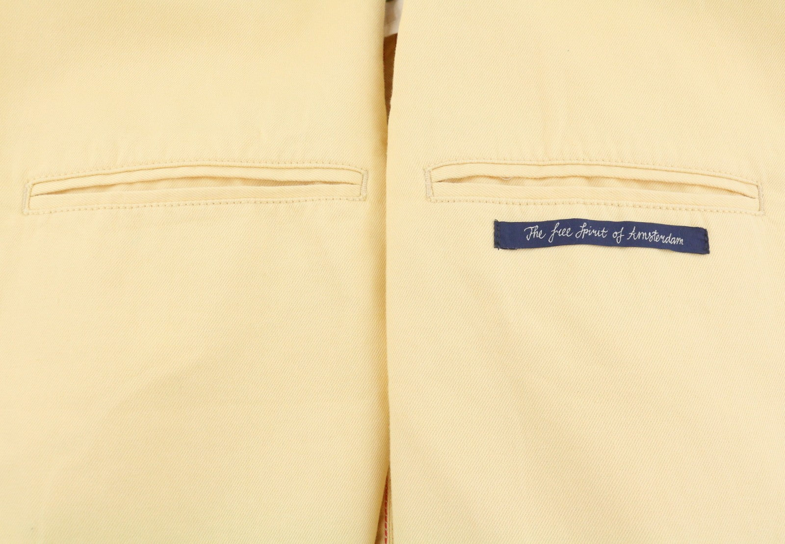 SCOTCH & SODA Men Blazer XL Yellow Half Lined Notch Lapel Single Breasted