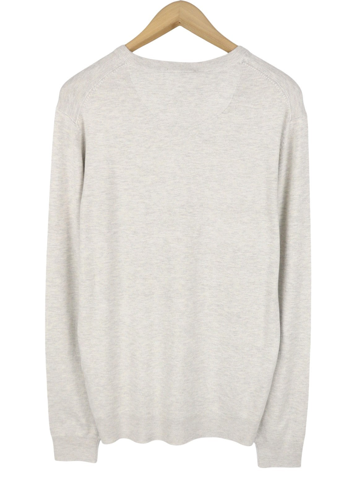 SCOTCH & SODA Men Jumper M Grey Melange Tight Knit Crew Neck Pull On