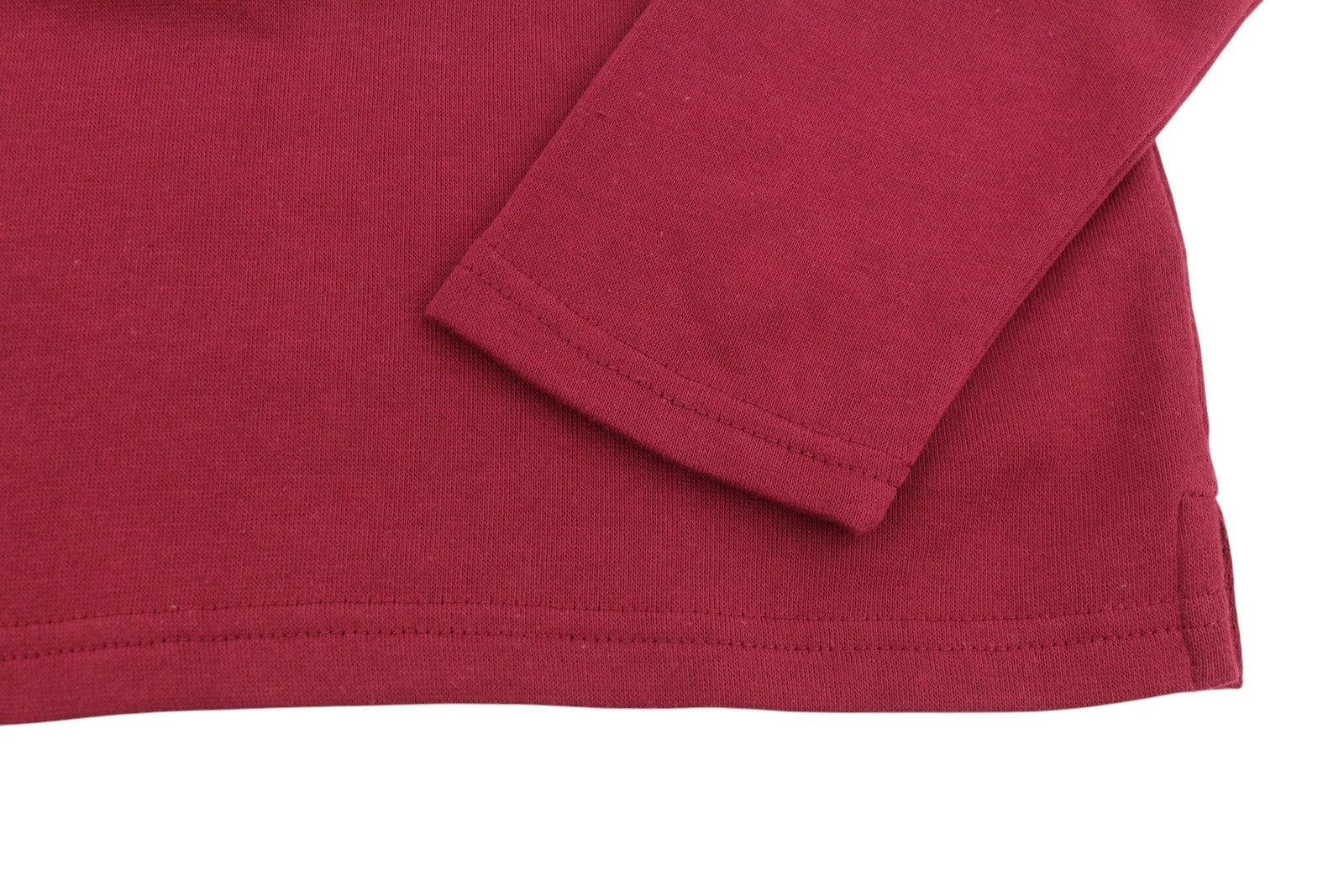 BLACKOUT DNN Marina Women Sweatshirt XS Red Patterned Round Neck Pull On