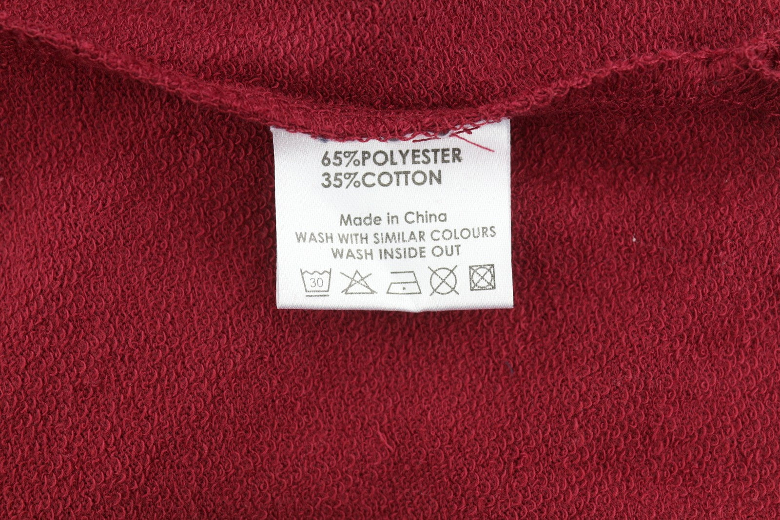 BLACKOUT DNN Marina Women Sweatshirt XS Red Patterned Round Neck Pull On