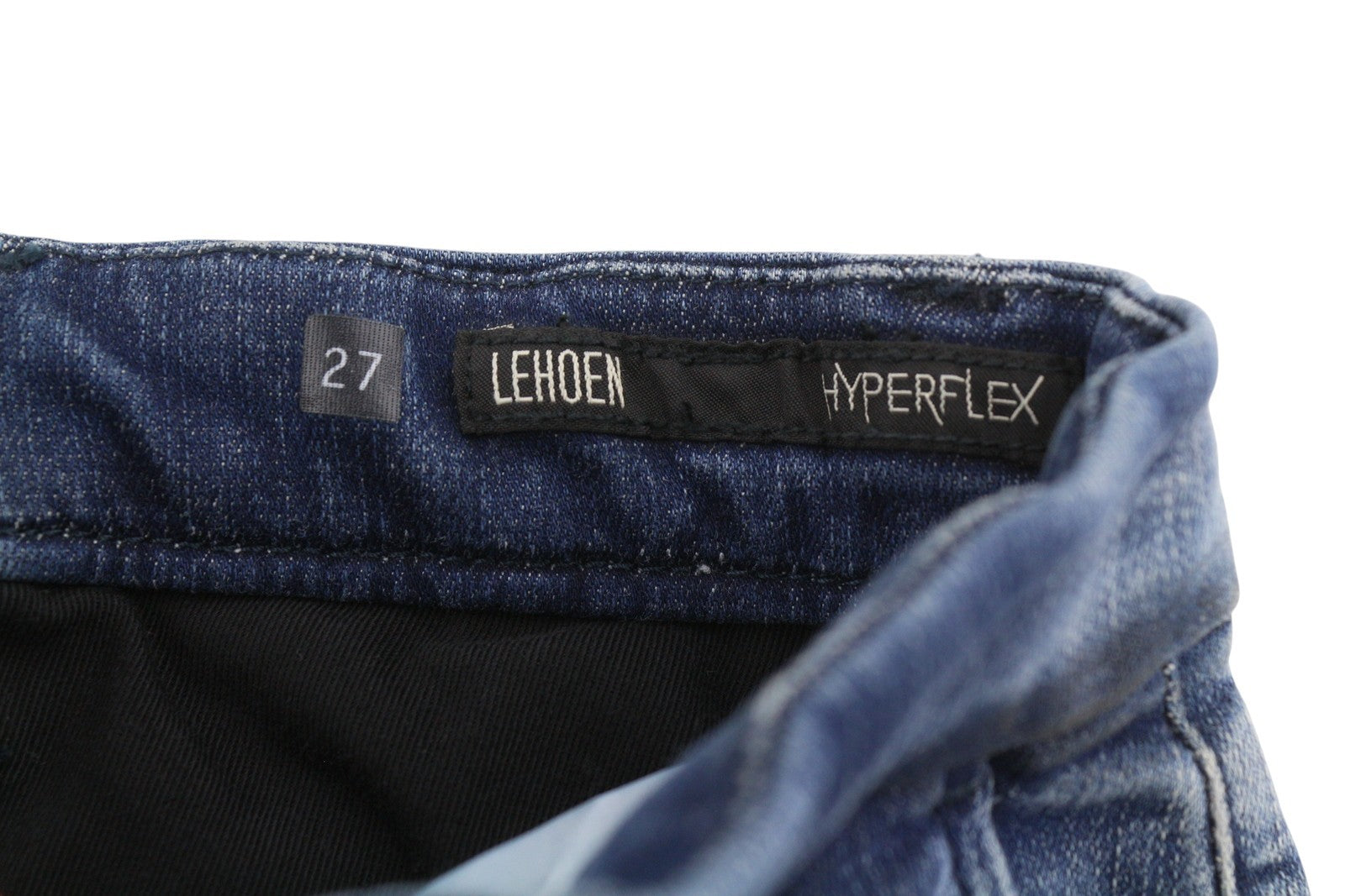 REPLAY Lehoen Hyperflex Women Jeans W27/L32 Blue Whiskers Faded Stretch Skinny