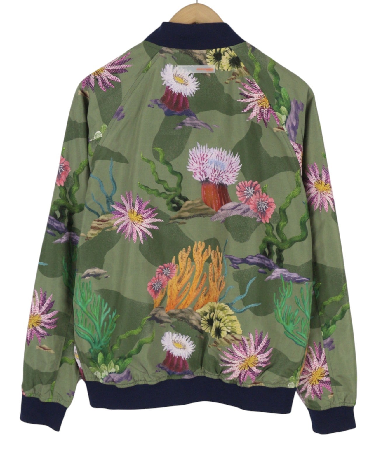 SCOTCH & SODA Men Jacket M Patterned Reversible Full Zip Lightweight Bomber