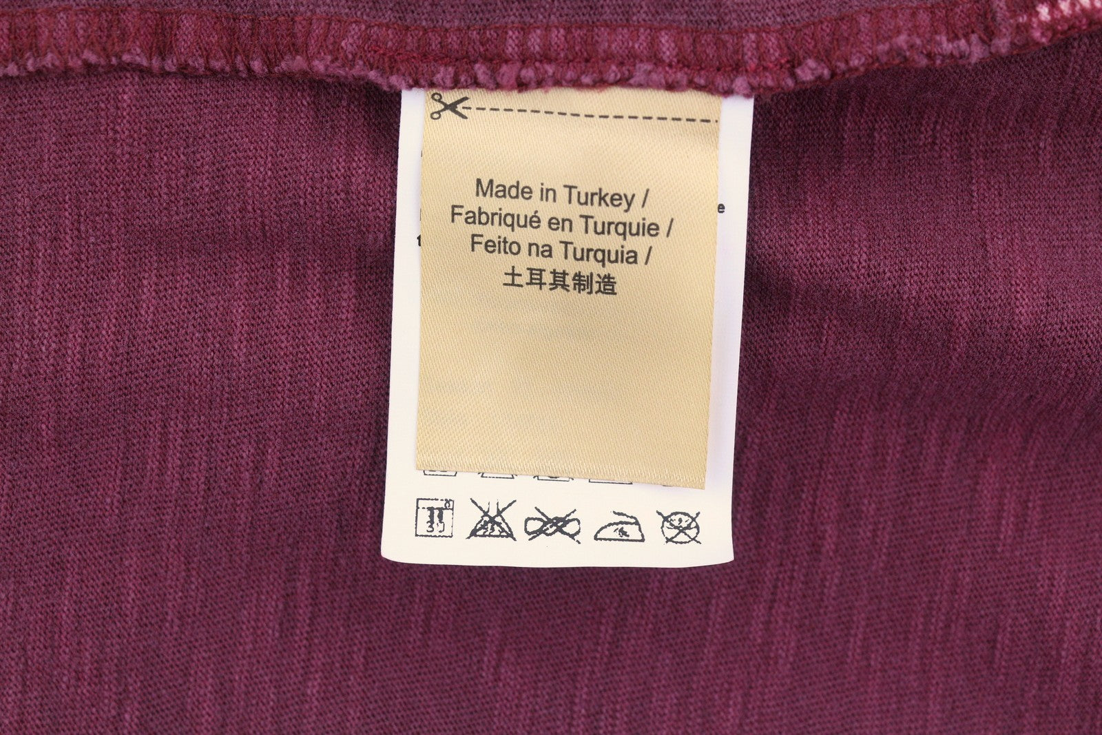 SCOTCH & SODA Men Polos M Burgundy Garment Dye Melange Short Sleeve T-Shirt