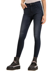 DIESEL Slandy-High 0870C Women Jeans W25/L30 Super-Skinny Blue Cotton Stretch
