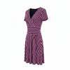 Navy Polyester Dress