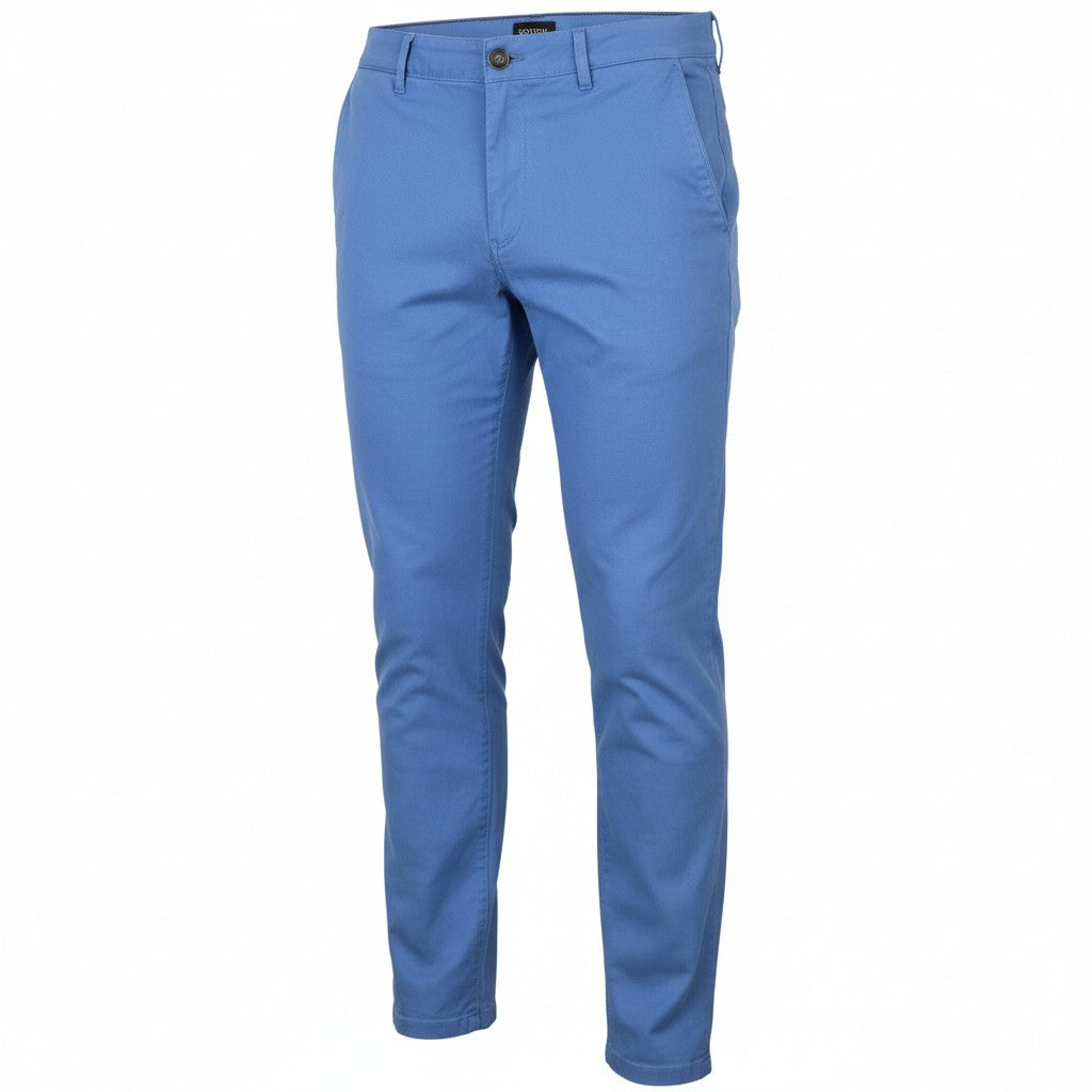 SCOTCH & SODA The Drift Men Trousers W31/L32 Blue Tapered Stretch Chinos