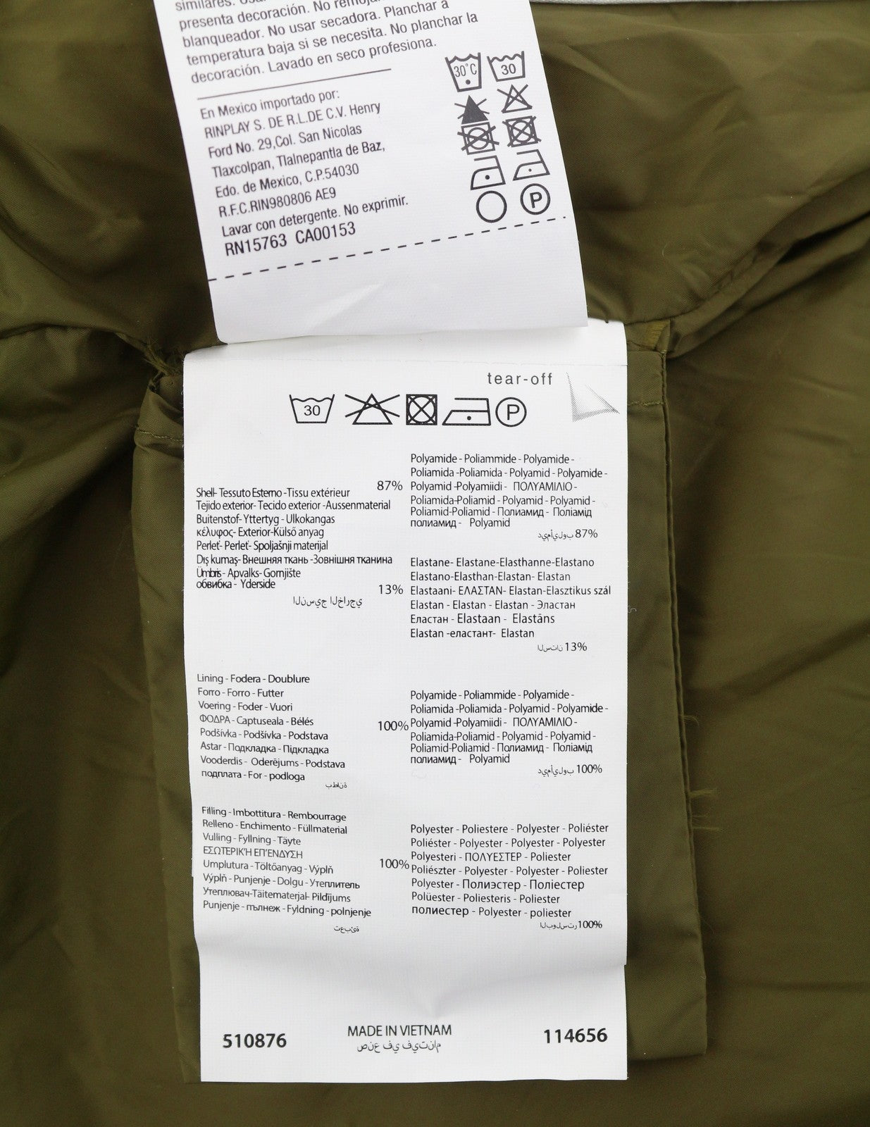 Green Polyamide Jacket