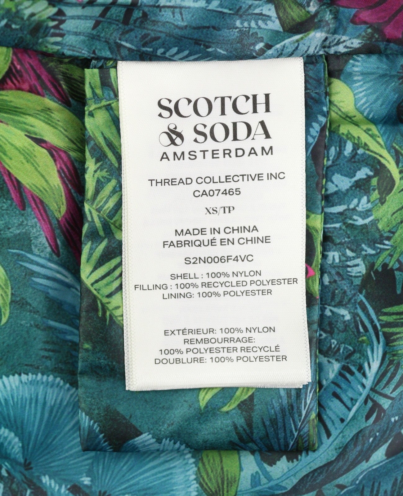 SCOTCH & SODA Schyler Women Jacket XS Water Repellent Puffer Vest RRP199