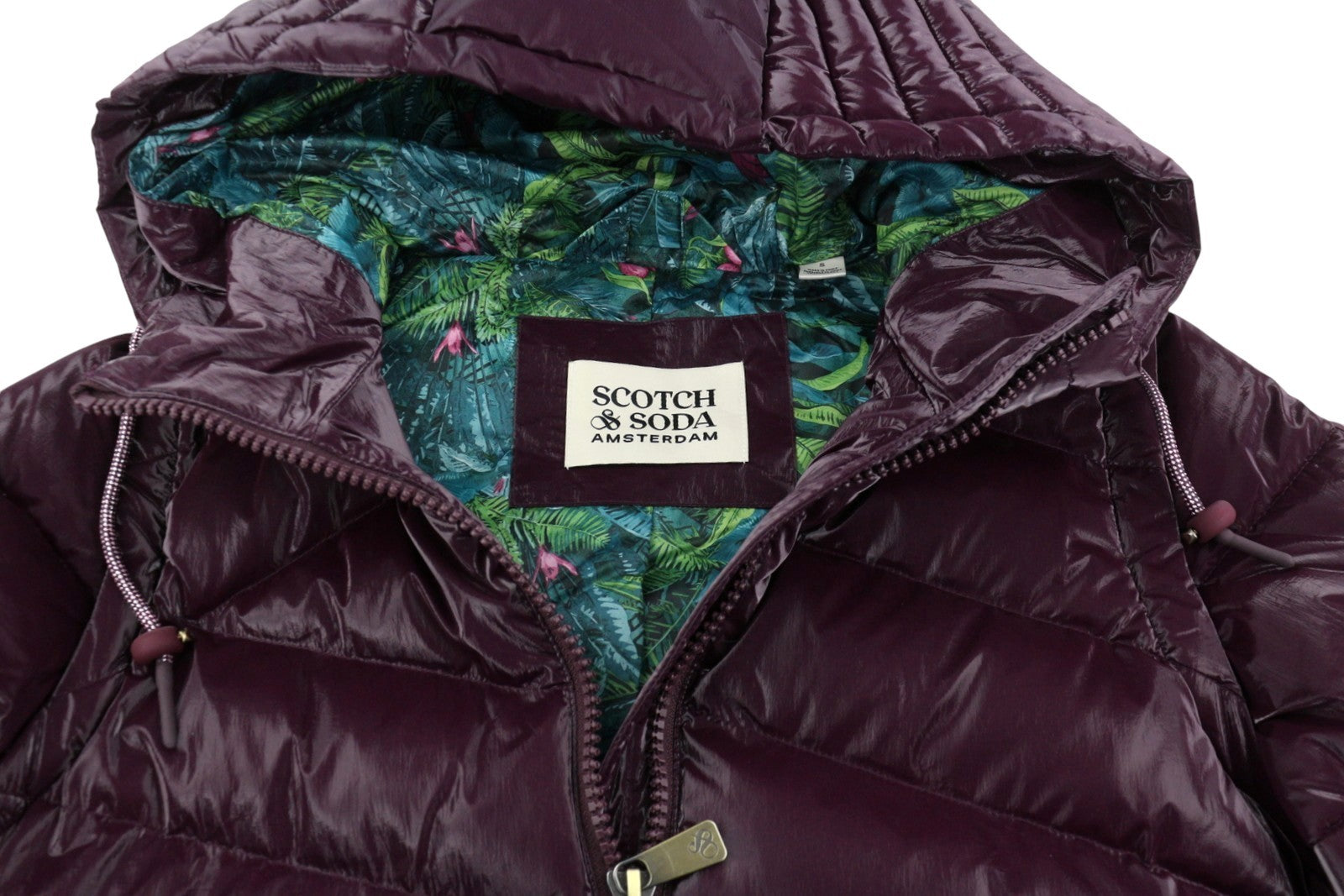 SCOTCH & SODA Schyler Women Jacket S Water Repellent 2in1 Puffer RRP199
