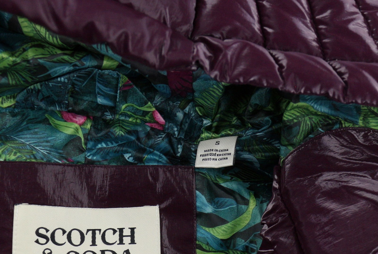 SCOTCH & SODA Schyler Women Jacket S Water Repellent 2in1 Puffer RRP199