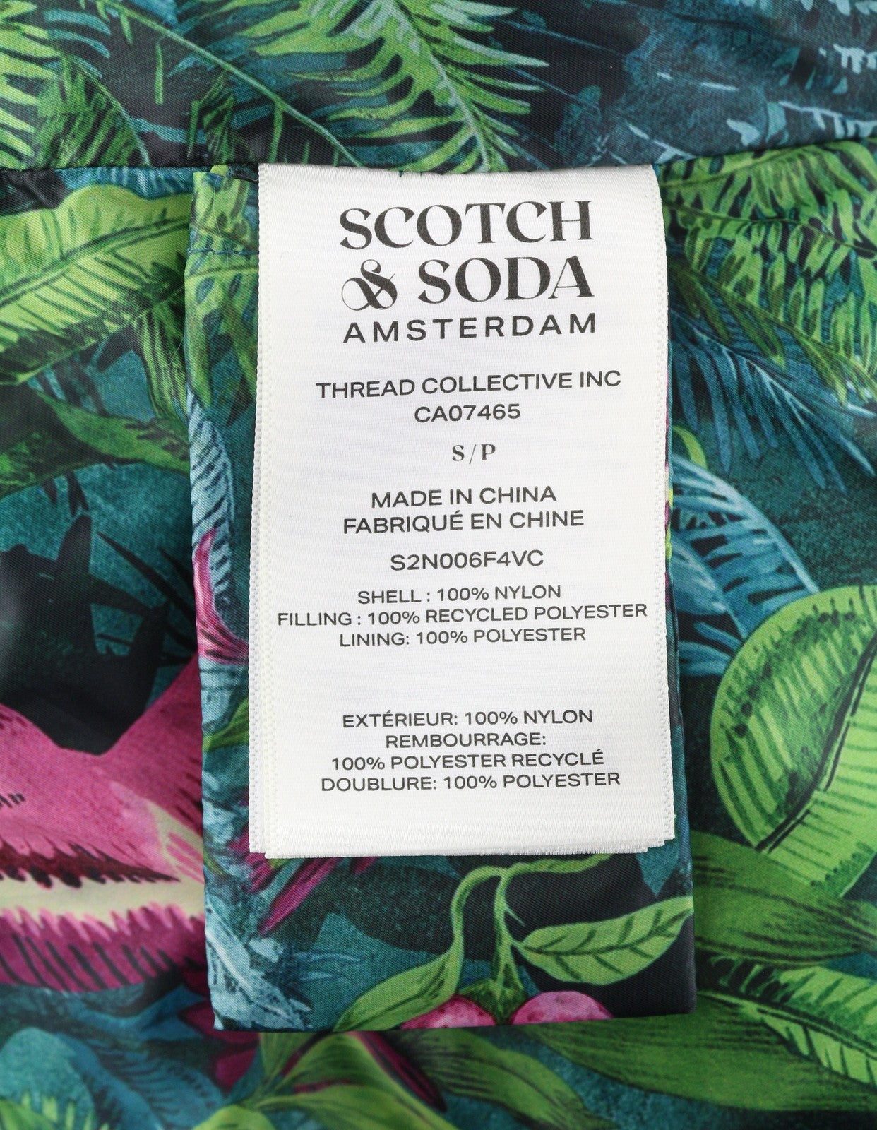 SCOTCH & SODA Schyler Women Jacket S Water Repellent 2in1 Puffer RRP199