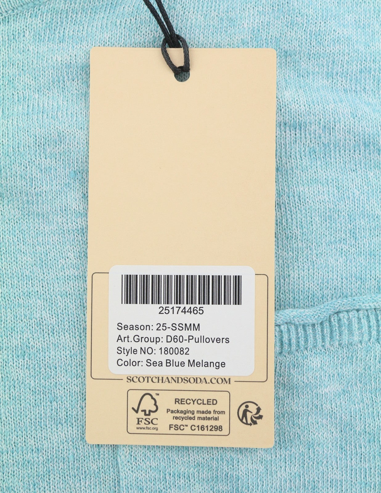 Blue Linen Jumper