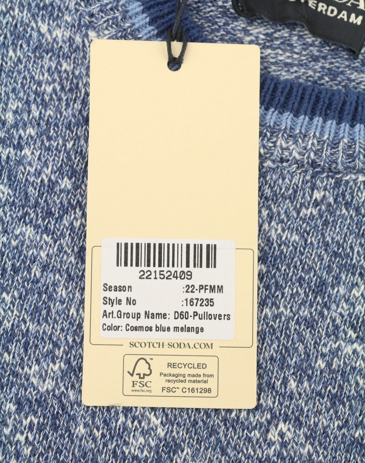 Blue Cotton Jumper
