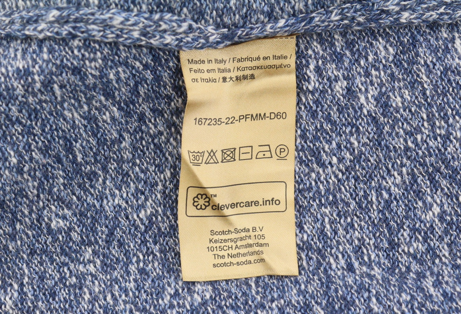 Blue Cotton Jumper