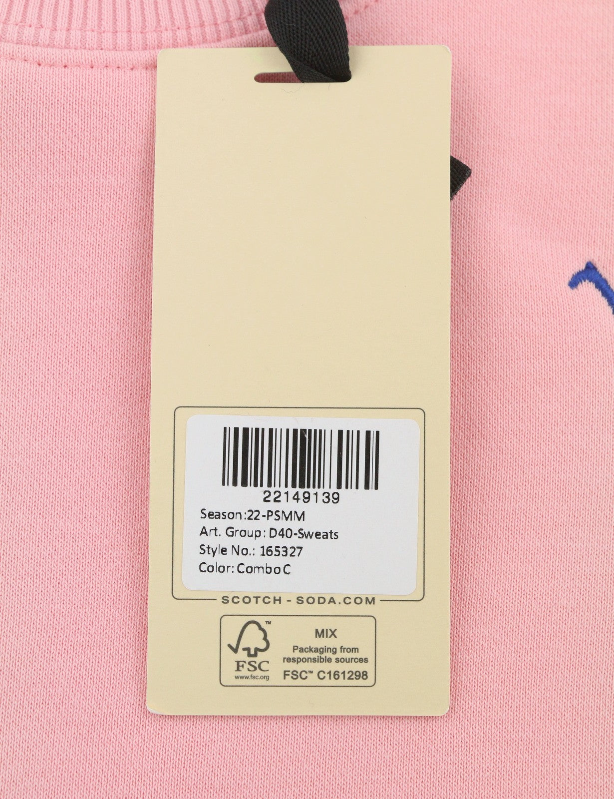 Pink Cotton Sweatshirt