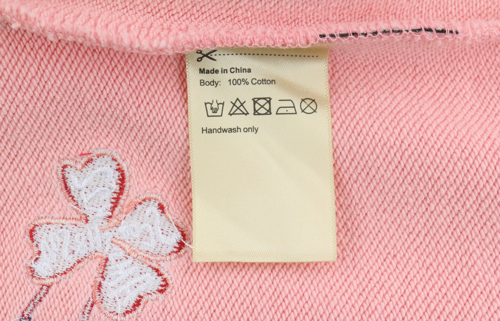 Pink Cotton Sweatshirt