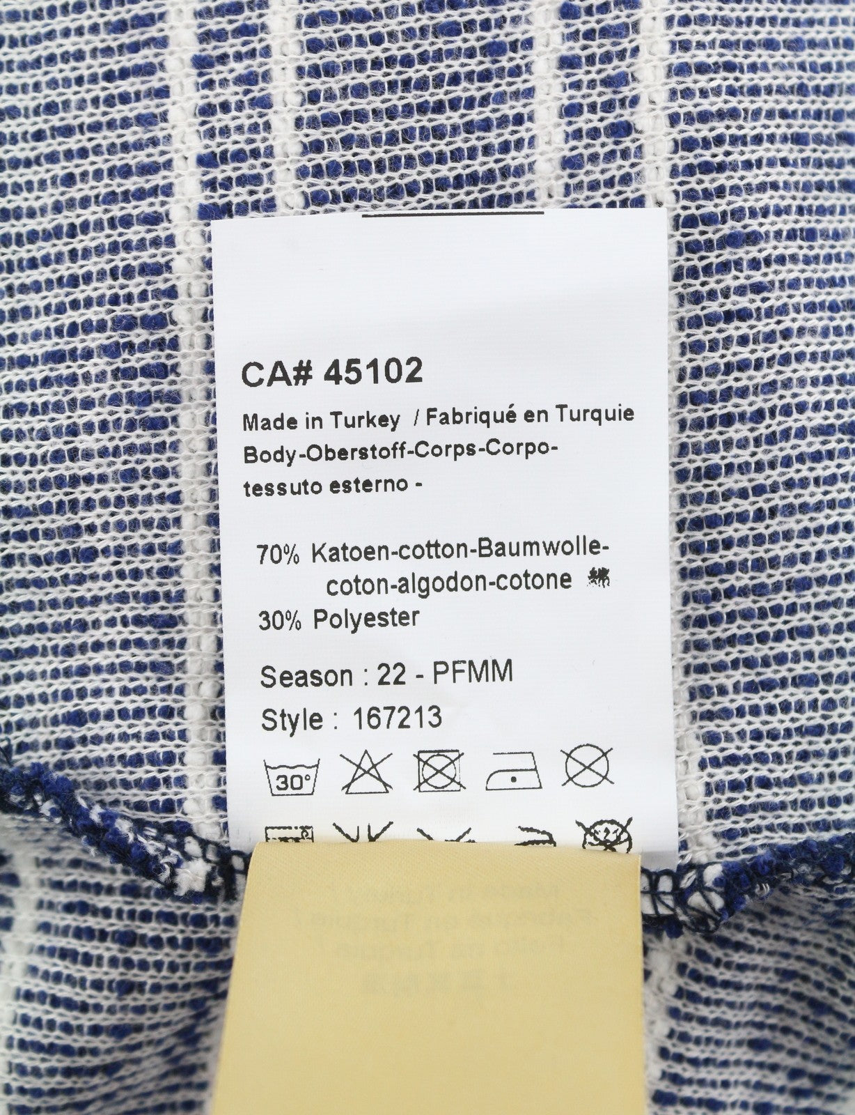 Blue Cotton Sweatshirt