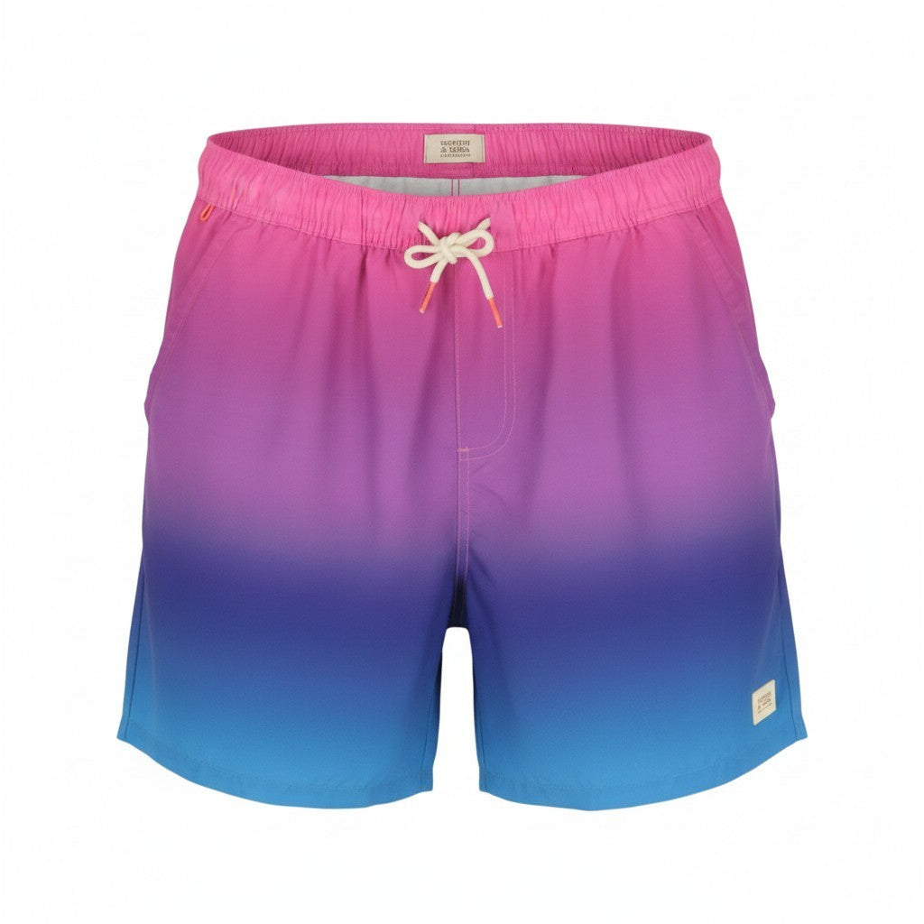 SCOTCH & SODA Men Swimwear W33 Ombre Pattern Mesh Lined Drawstring Waist