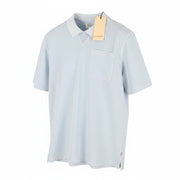Blue Cotton Polos