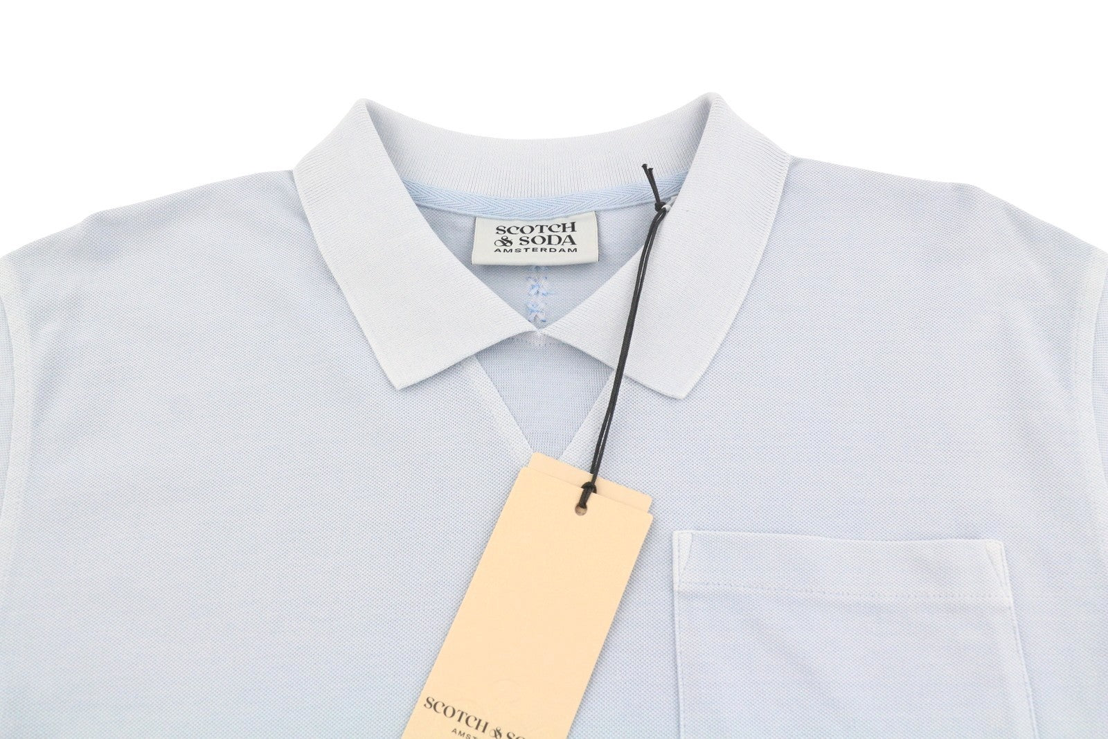 Blue Cotton Polos