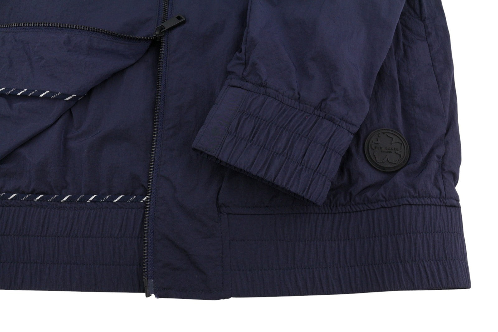 Blue Polyamide Jacket