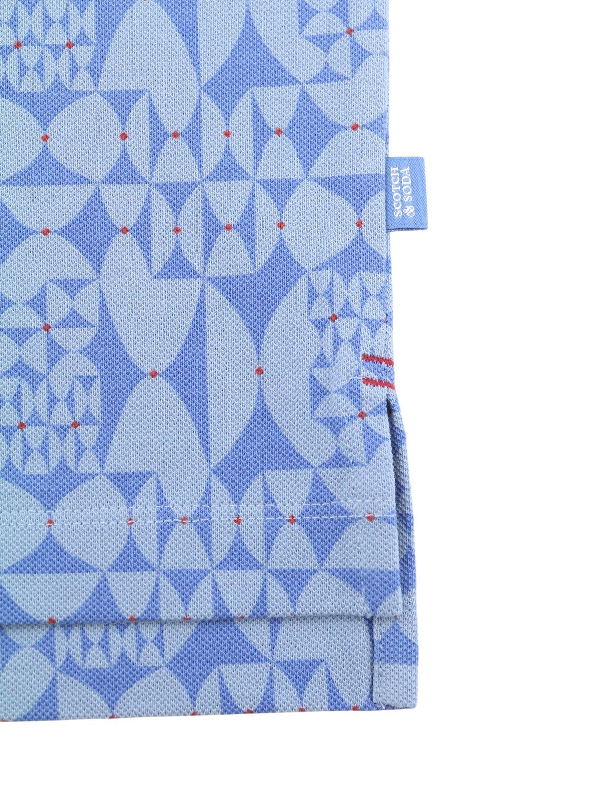 Blue Cotton Polos