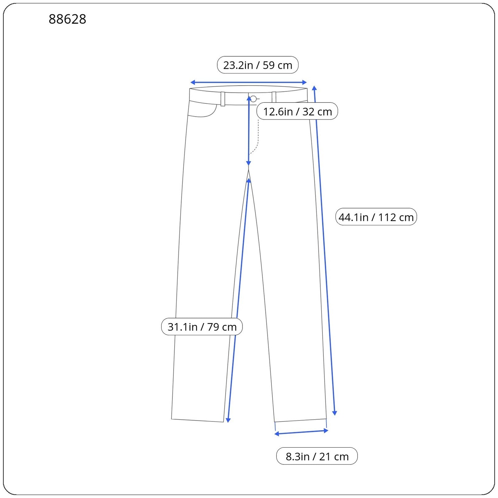 LEE Daren Zip Fly Men Jeans W46/L32 Blue Whisker Fade Straight Fit