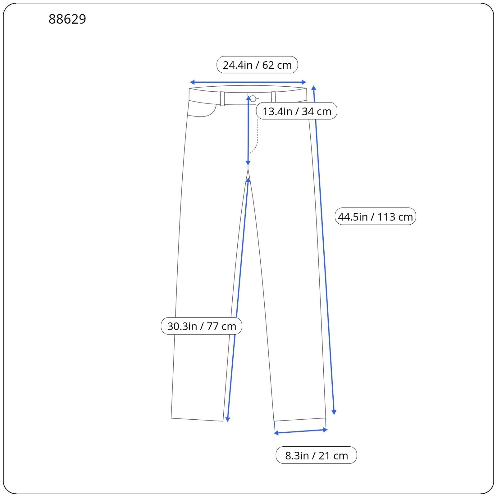 Jeans Daren Zip Fly