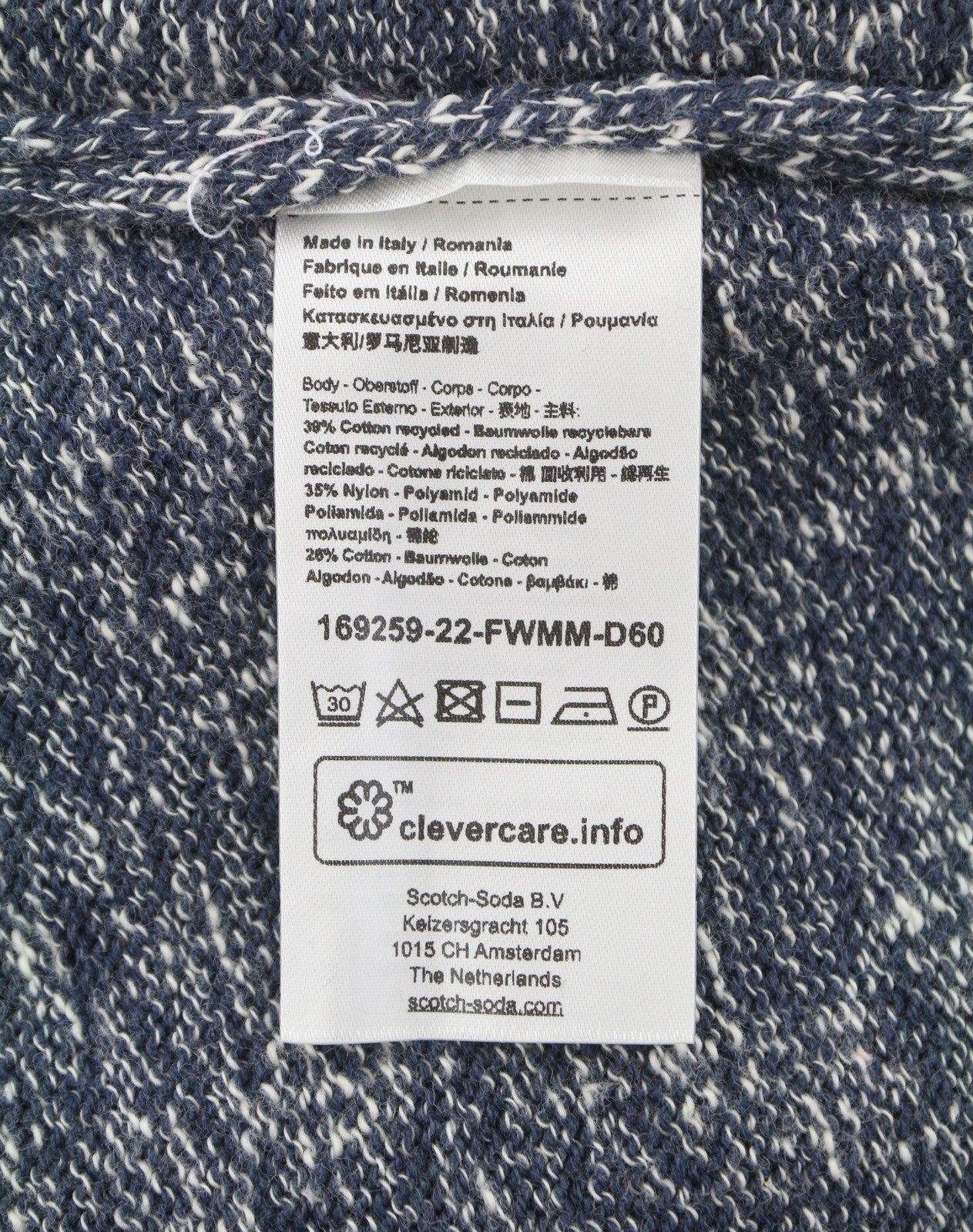 Blue Cotton Jumper