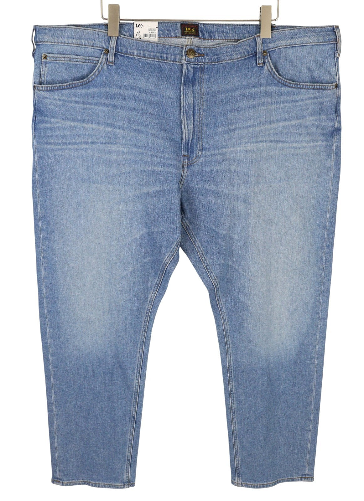 LEE Daren Zip Fly Men Jeans W48/L32 Blue Fade Whisker Straight Fit