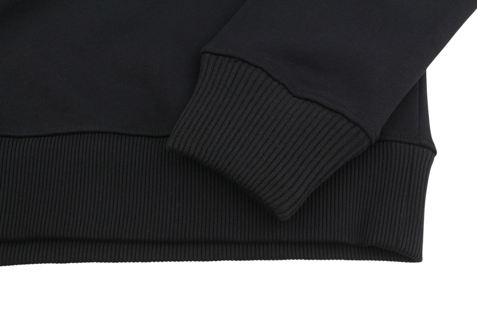 Black Cotton Sweatshirt