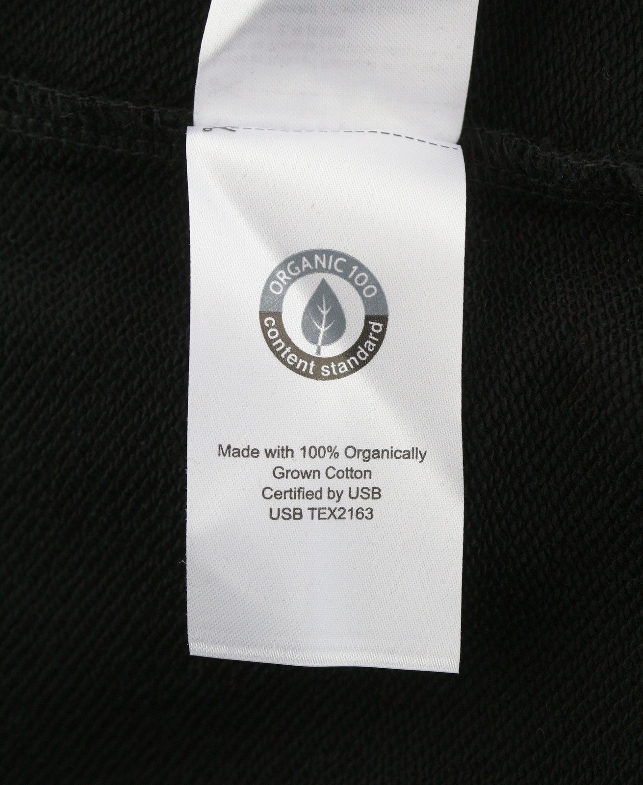 Black Cotton Sweatshirt