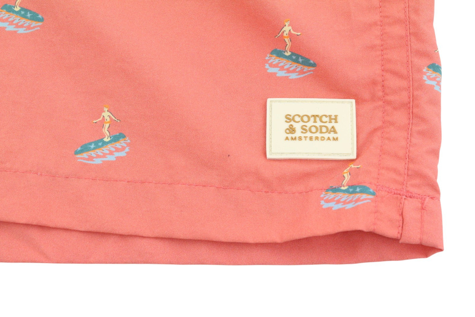 Orange Nylon Swimwear