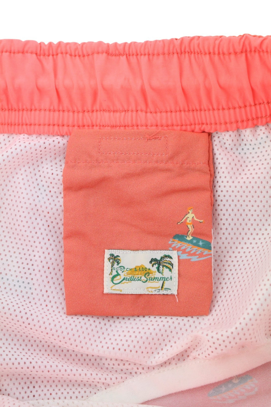 Orange Nylon Swimwear