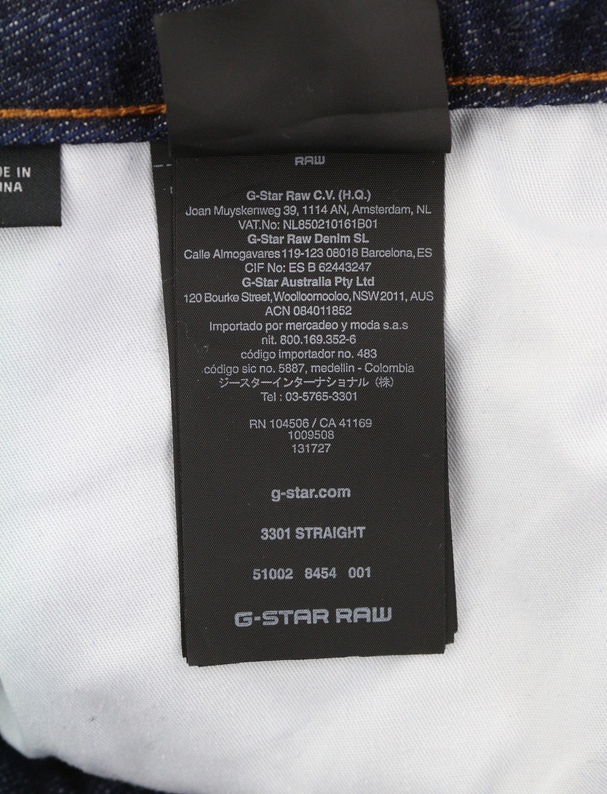 Jeans 3301 Straight