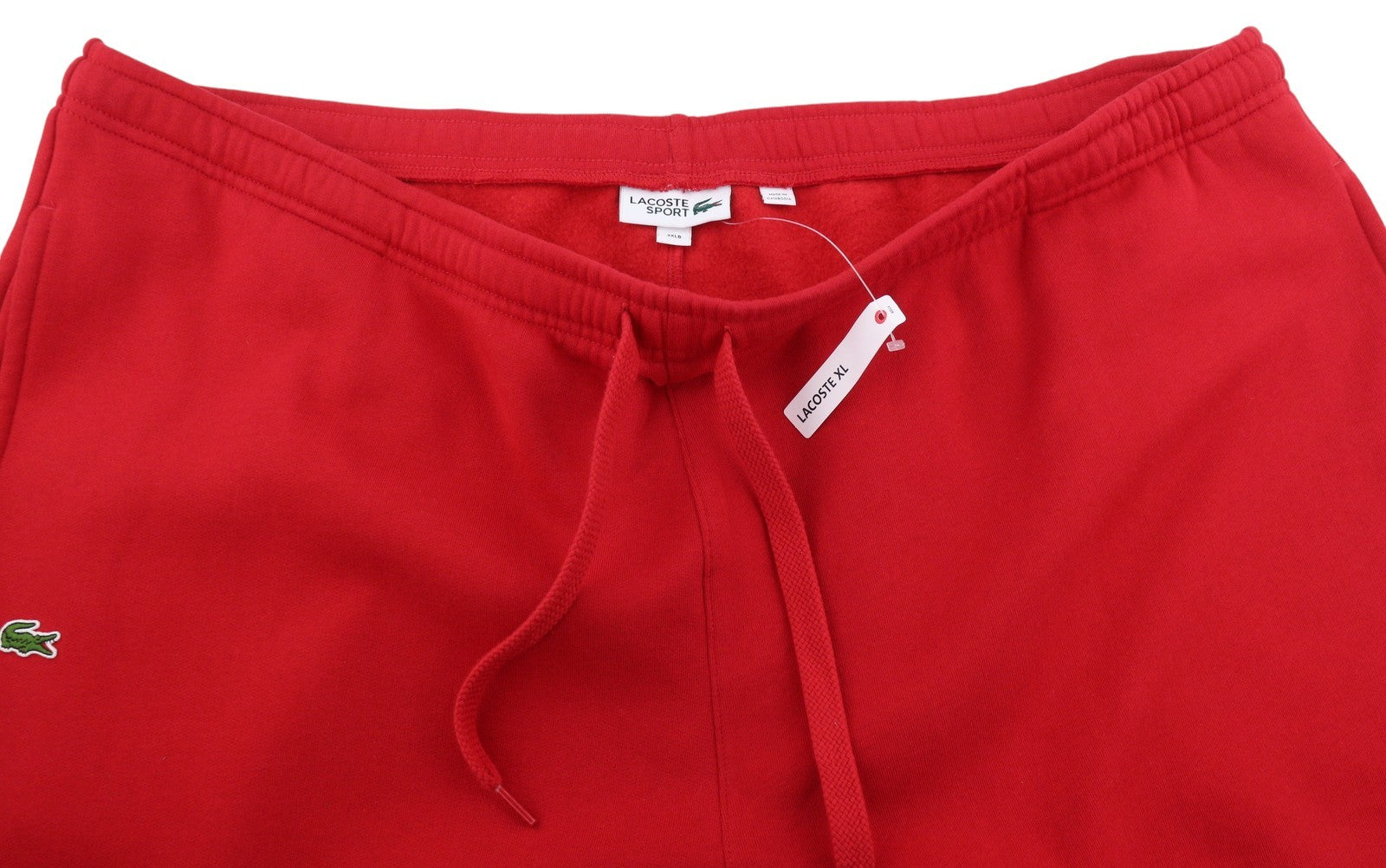 LACOSTE Sport Men Trousers 3XLB Red Big & Tall Drawcord Sweatpants