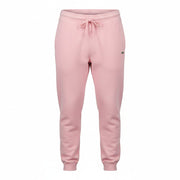LACOSTE Men Trousers 4XL Pink Tapered Fleece Drawcord Sweatpants
