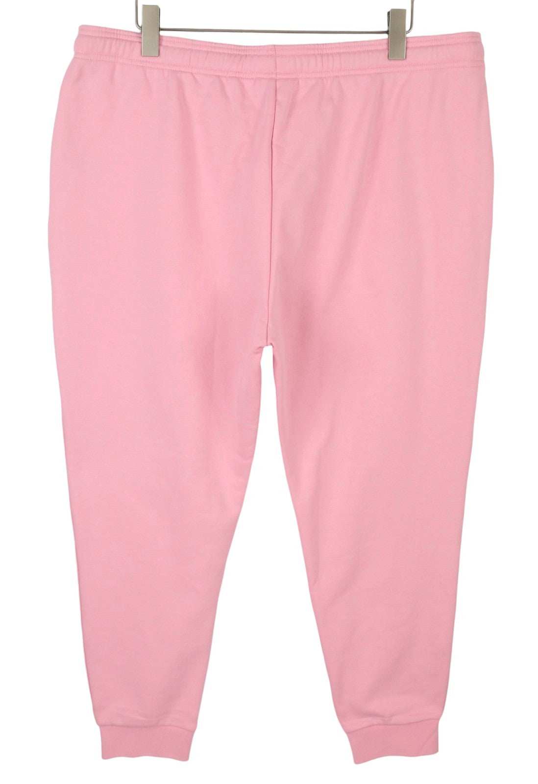 LACOSTE Men Trousers 4XL Pink Tapered Fleece Drawcord Sweatpants
