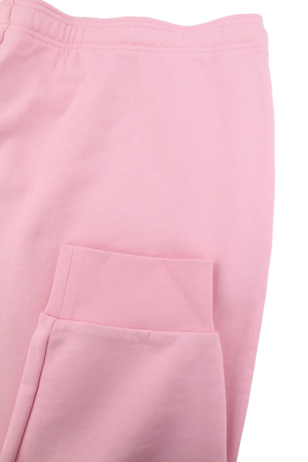 LACOSTE Men Trousers 4XL Pink Tapered Fleece Drawcord Sweatpants