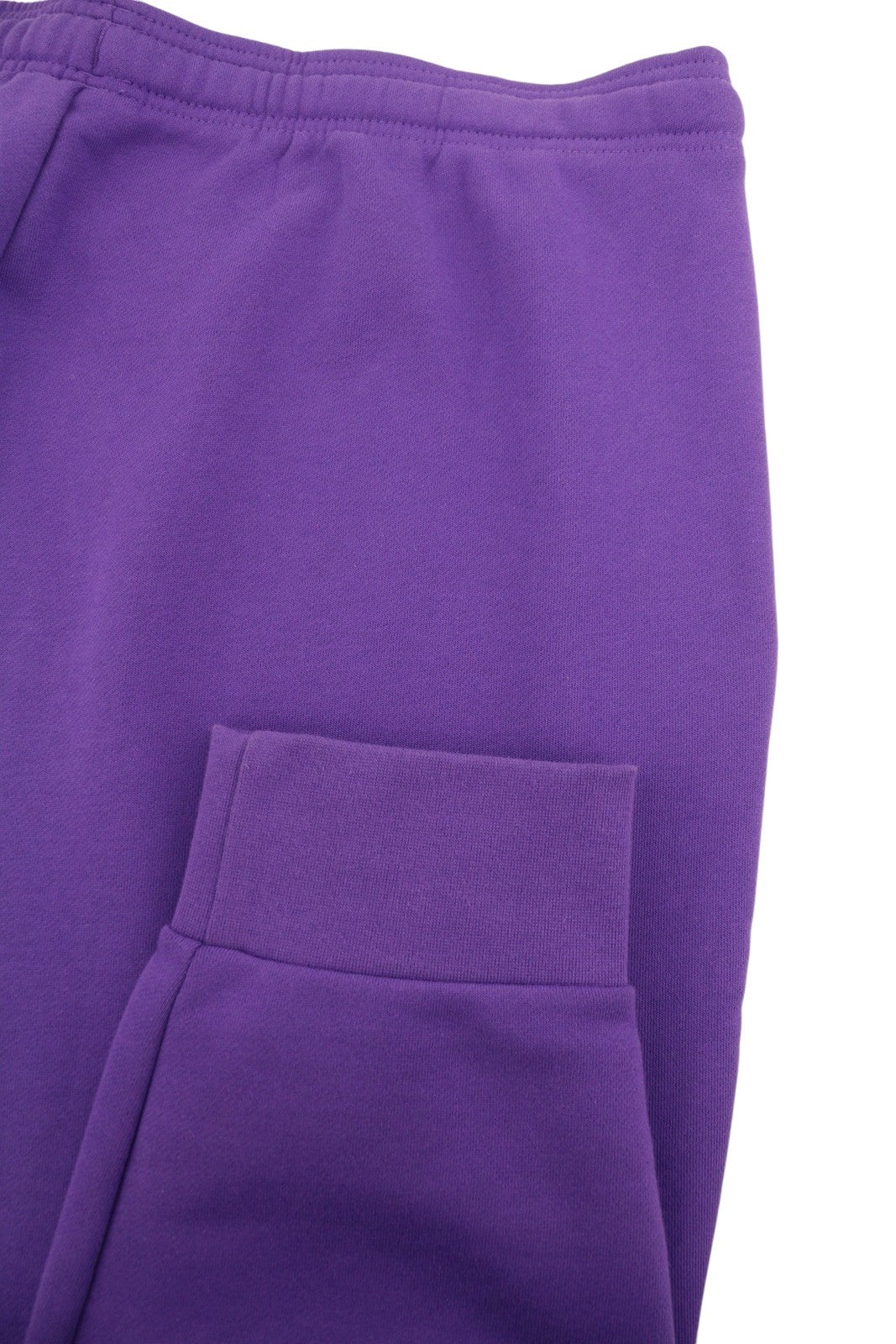 LACOSTE Men Trousers 4XL Purple Fleece Tapered Drawcord Sweatpants