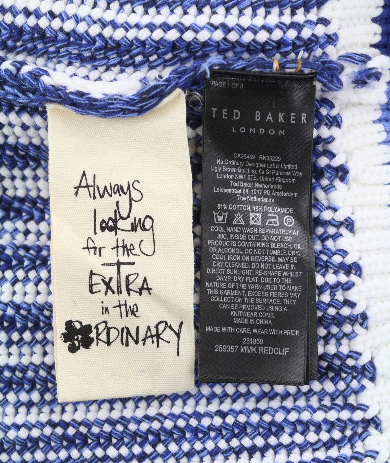 Blue Knit Jumper