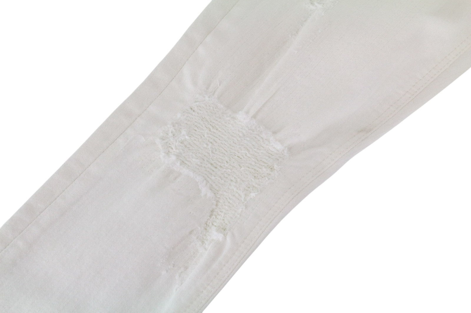 MAISON SCOTCH La Parisienne Women Jeans W27/L32 Skinny Off-White Distressed