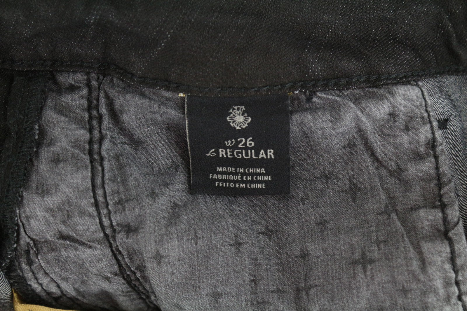 MAISON SCOTCH Women Jeans W26 Skinny Fit Black Cotton Stretch Laced Sides