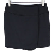MAISON SCOTCH Club Nomade Women Skirt W31 Black Cotton Blend Casual Short Wrap