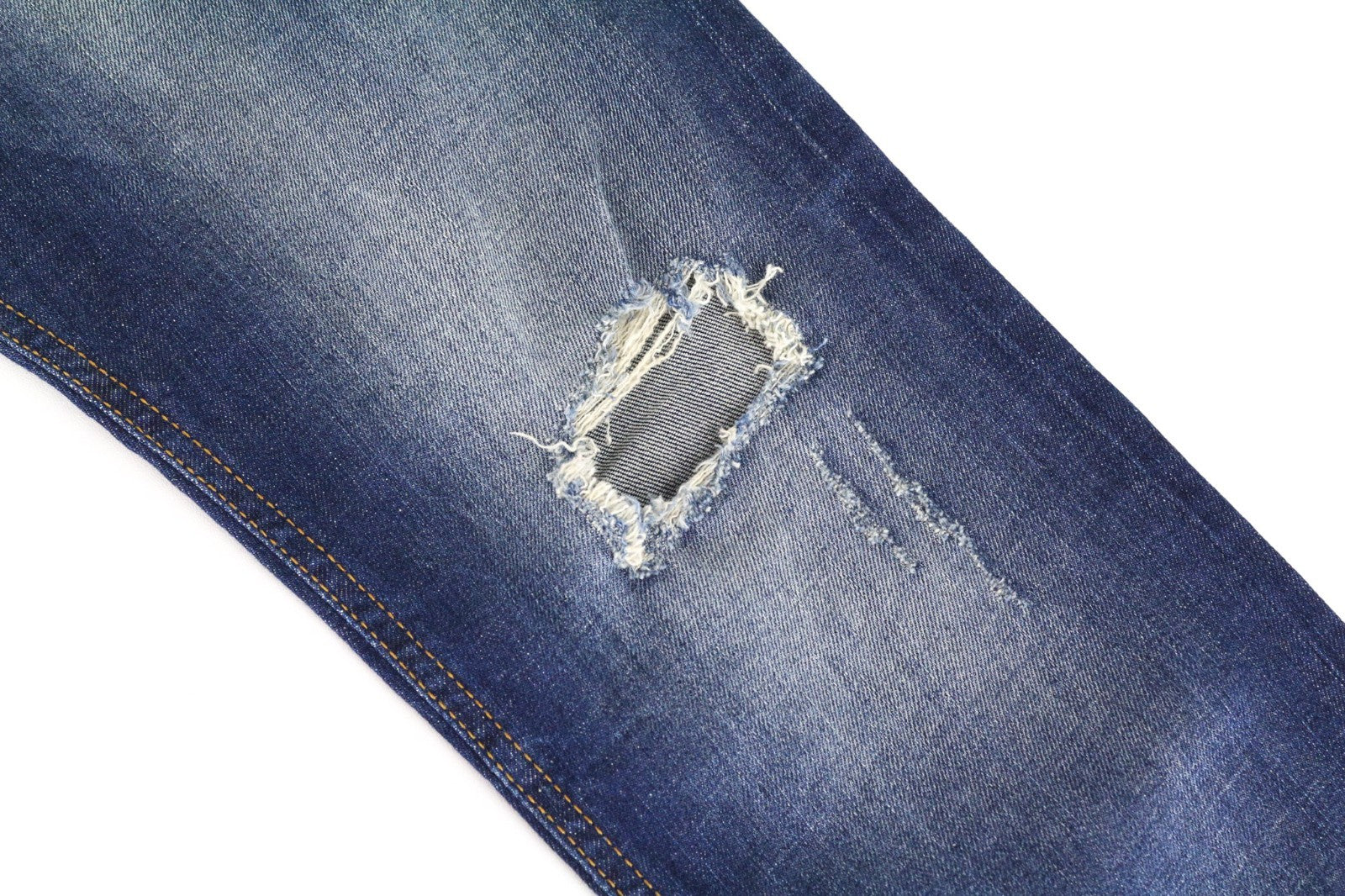 DIESEL Tepphar 084TX Men Jeans W29/L32 Slim-Carrot Blue Cotton Stretch Ripped